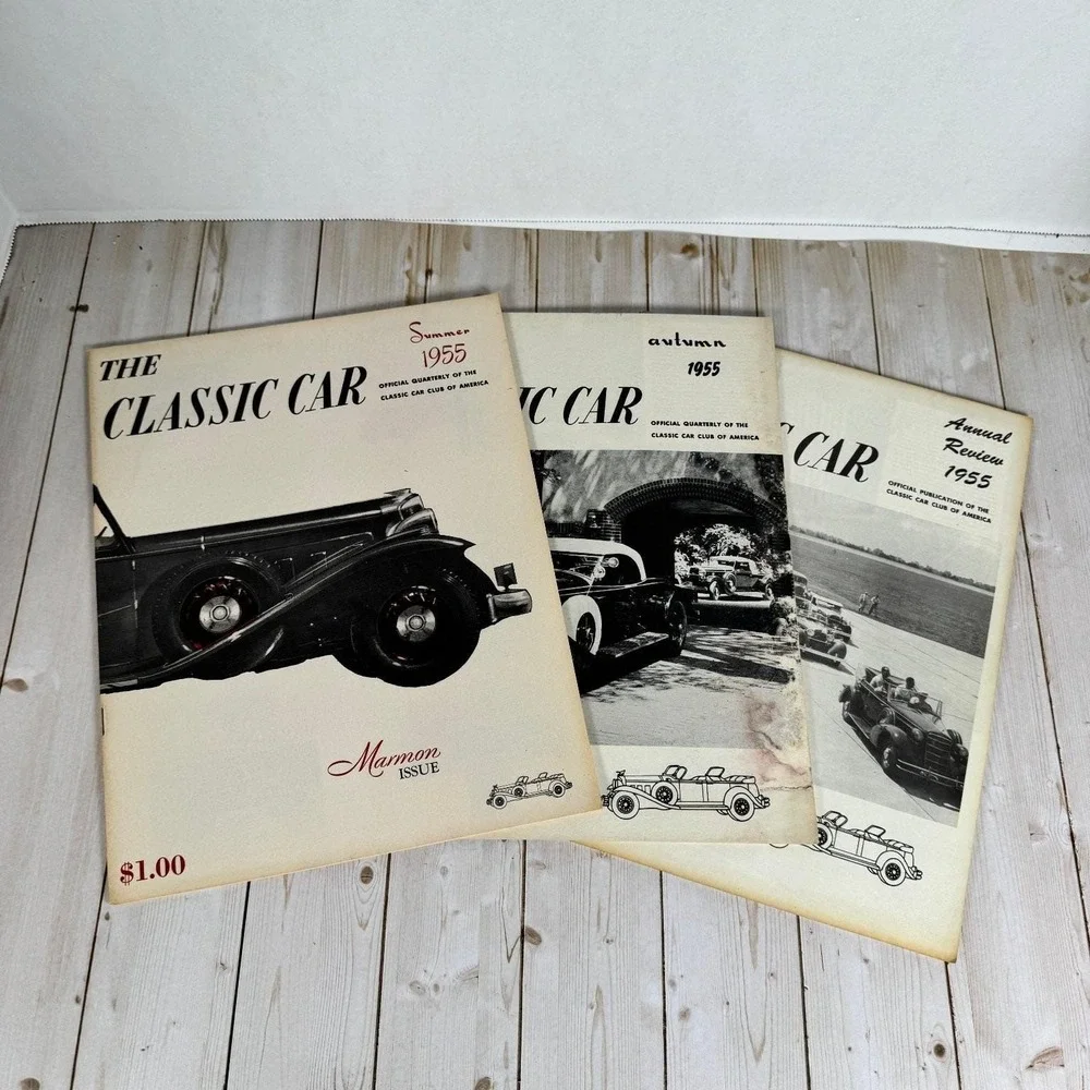 The Classic Car Magazine 1955 Summer Autumn Annual Review CCCA Set